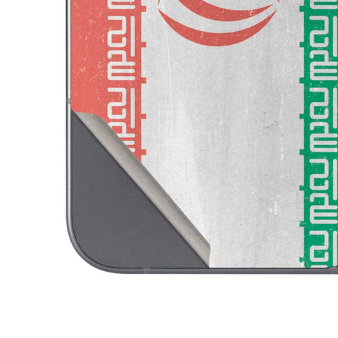 Iran Flag Distressed Google Pixel 9 Pro Fold Skin